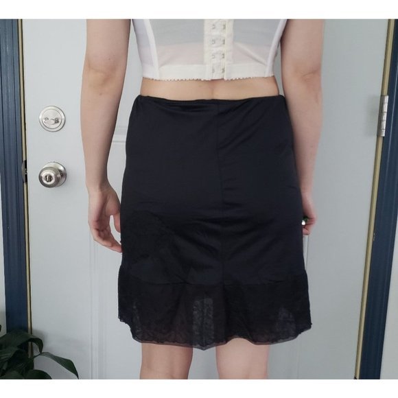 Vintage Black Skirt Slip - Picture 3 of 4